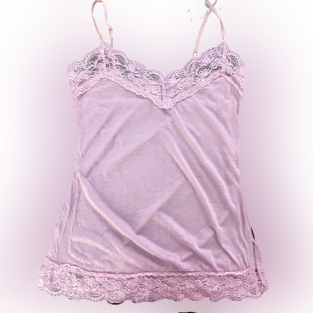 Vintage Weaver GIRLS Lace Cami Tank Top